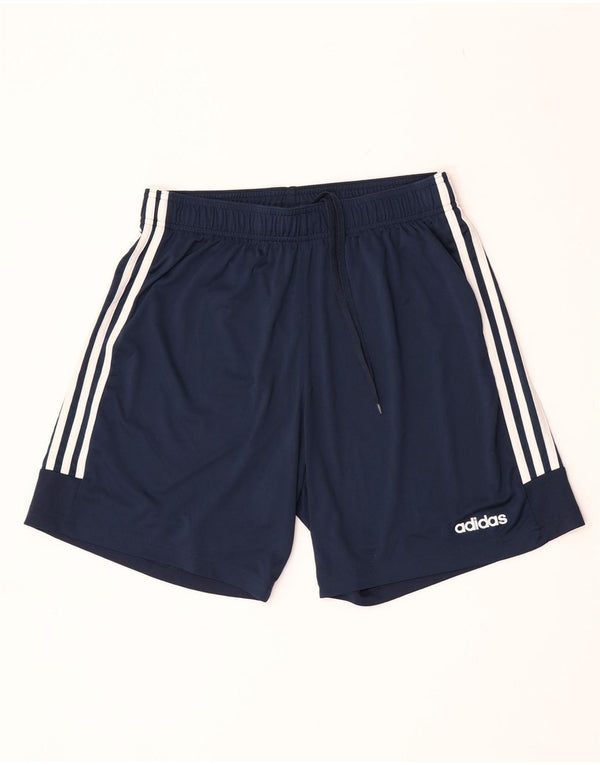 Pantaloni scurți sport pentru bărbați Adidas Climalite, mari bleumarin