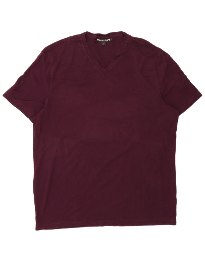 Tricou bărbați MICHAEL KORS Top mare Burgundy