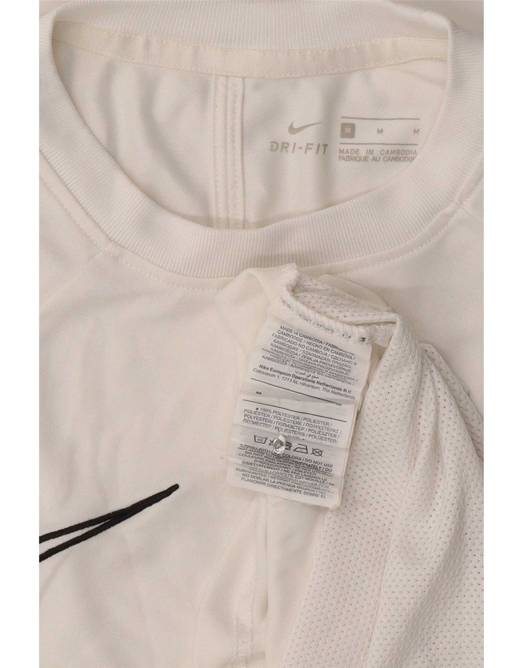 Tricou pentru bărbați Nike Top Mediu Alb Poliester Sport