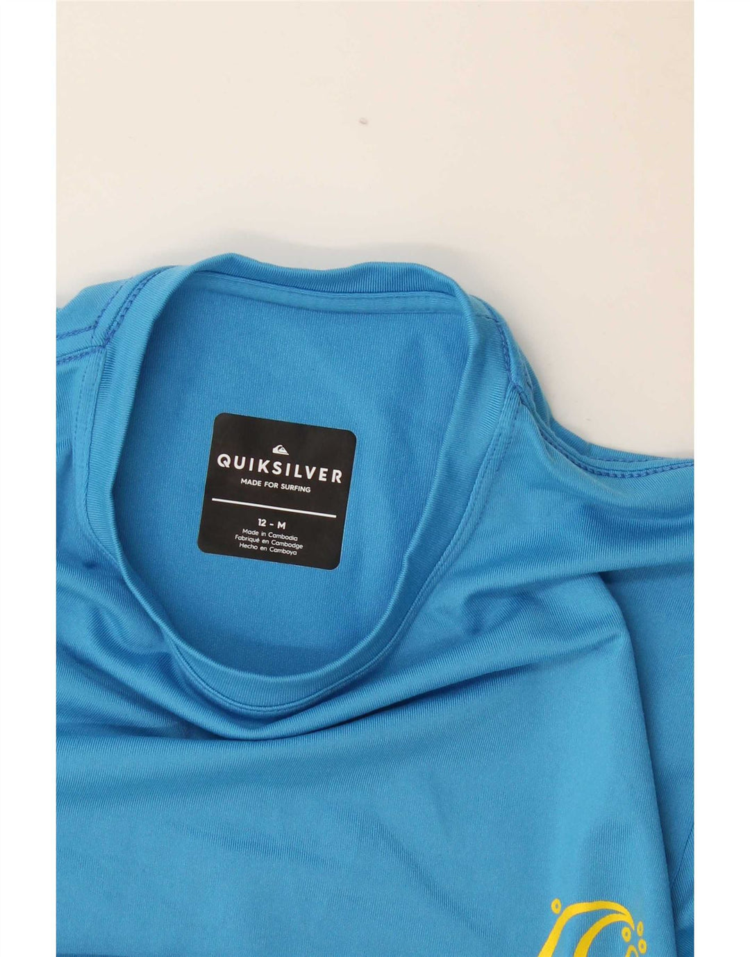 Tricou Quiksilver pentru baieti Top 11-12 ani albastru mediu
