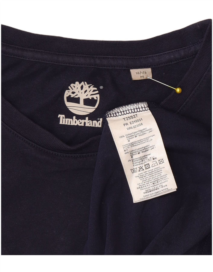 Tricou Timberland Băieți Top 15-16 Ani Mediu Bleumarin Bumbac