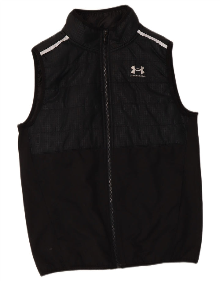 Jachetă de trening fără mâneci pentru băieți Under Armour 12-13 ani, neagră