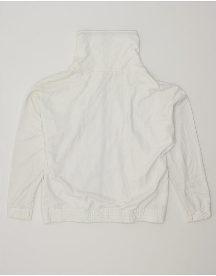 PUMA Womens Tracksuit Top Jacket UK 16 Medium  White Cotton Vintage Puma and Second-Hand Puma from Messina Hembry 