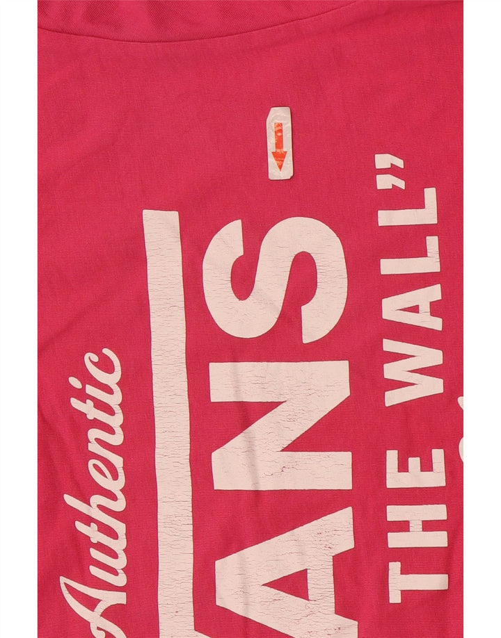 Tricou grafic Vans Slim Fit Top Roz mediu pentru bărbați