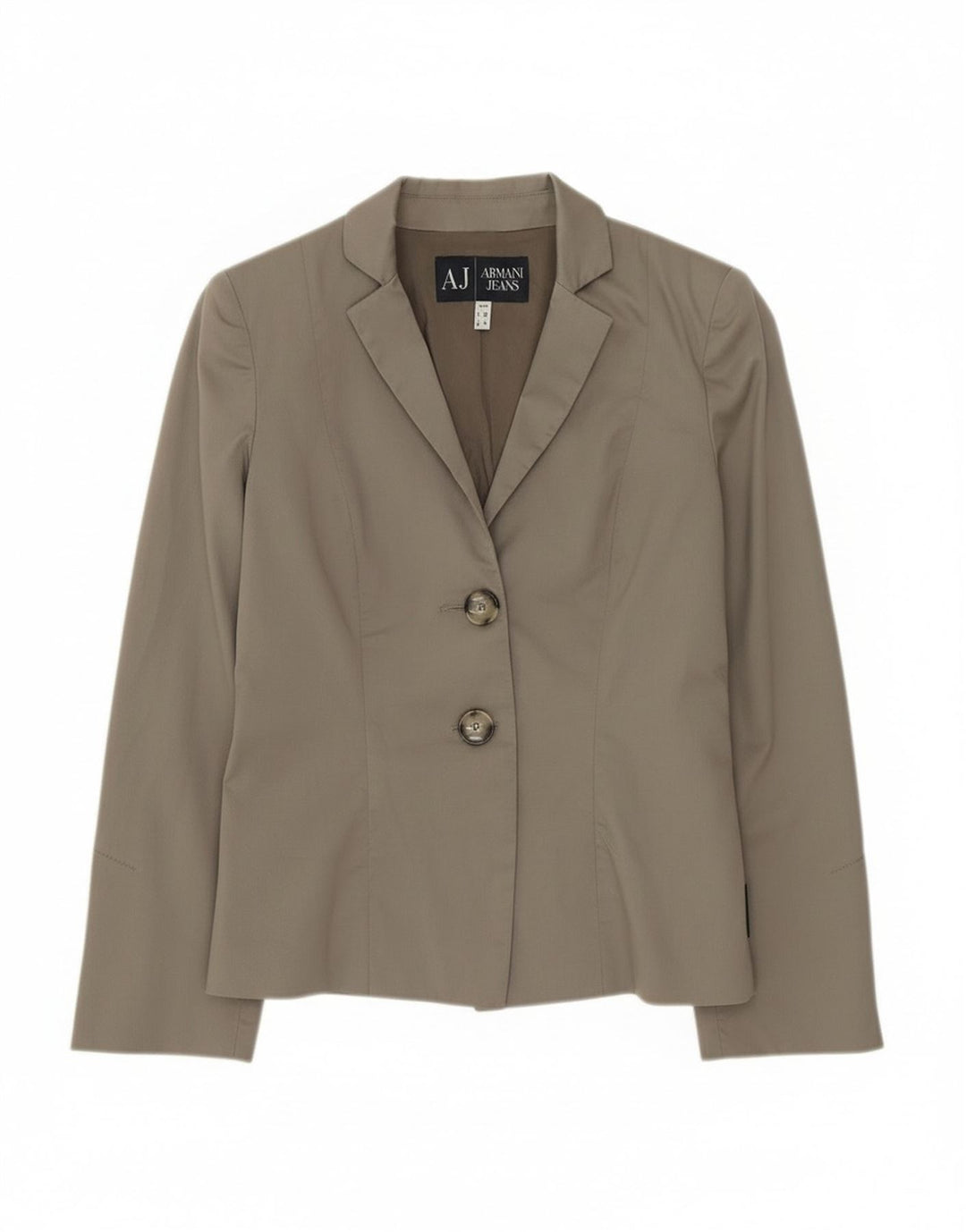 Jachetă Blazer pentru Damă Armani Jeans cu 2 Nasturi EU 40 Bumbac Gri Mediu