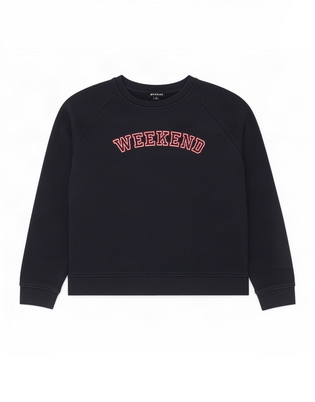 Whistles Pulover cu grafic de weekend pentru femei UK 14 Medium Bleumarin