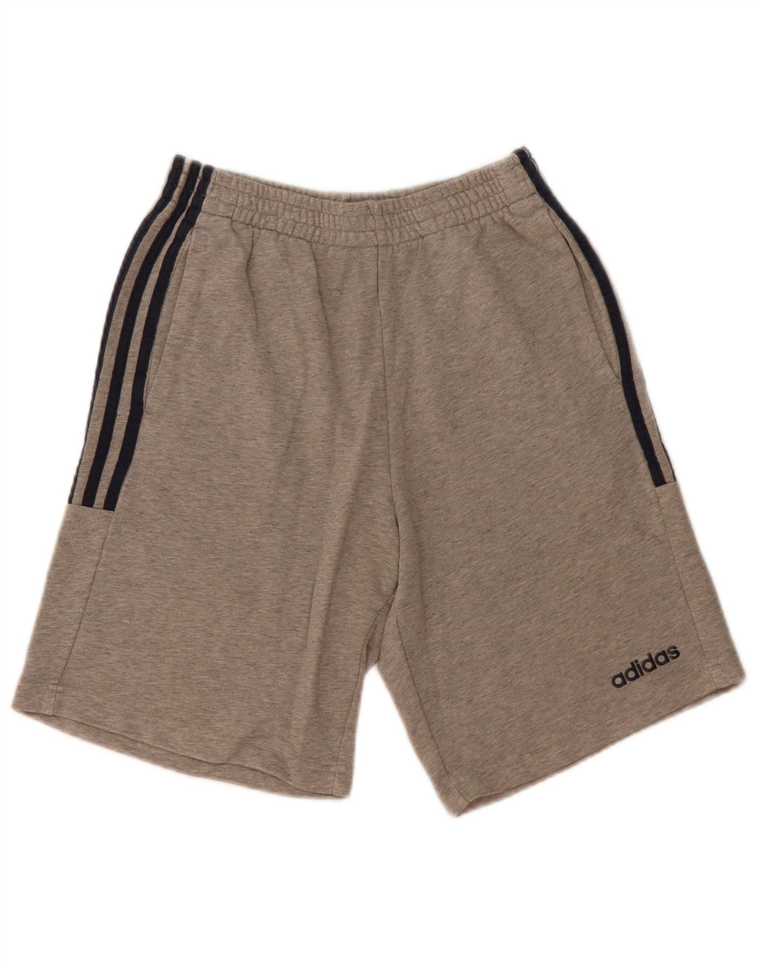 Pantaloni scurți sport adidas pentru bărbați, bumbac, gri mic