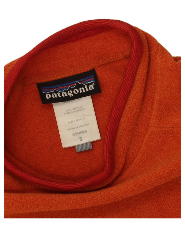 Pulover pentru femei Patagonia Fleece UK 10 Small Orange Poliester