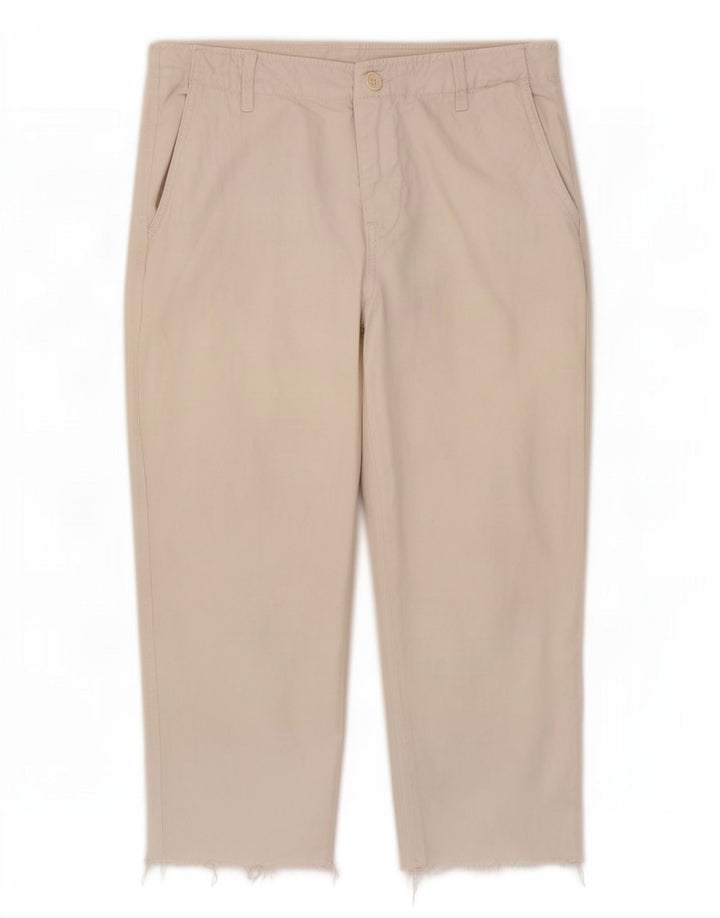 Pantaloni Capri dama Zara EU 40 Medium W30 L21 Bej