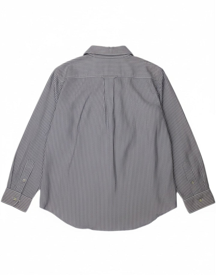 RALPH LAUREN Boys Shirt 6-7 Years Grey Striped Cotton