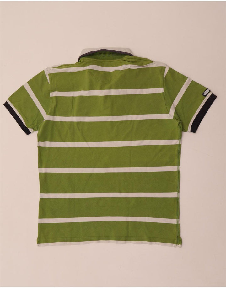 Tricou polo rugby pentru bărbați Murphy & Nye, cu dungi verzi mari
