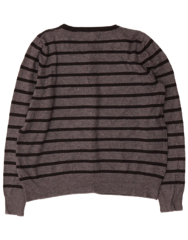 MARKS & SPENCER Pulover cardigan crop pentru femei UK 14 Medium Gri Dunge