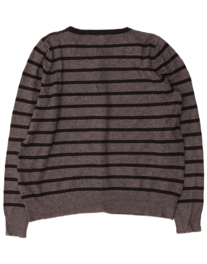 MARKS & SPENCER Pulover cardigan crop pentru femei UK 14 Medium Gri Dunge