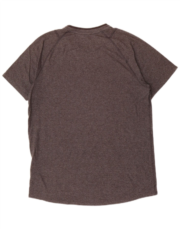 Tricou grafic PUMA pentru bărbați Top din bumbac cu pete gri mediu