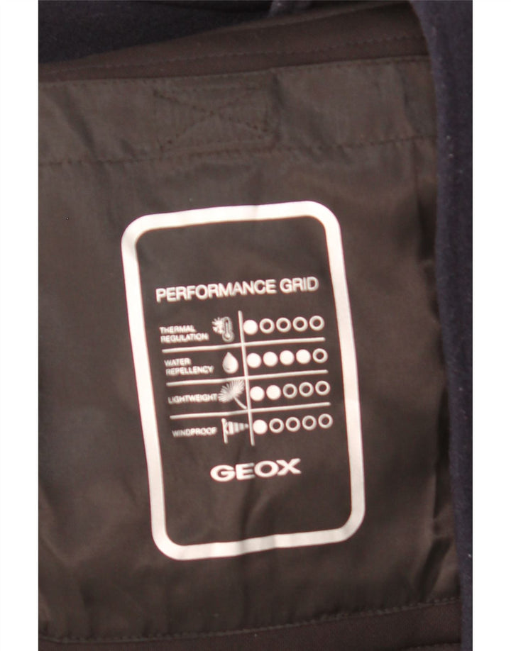 Jachetă pentru bărbați GEOX Respira Utility UK 42 XL Lână bleumarin