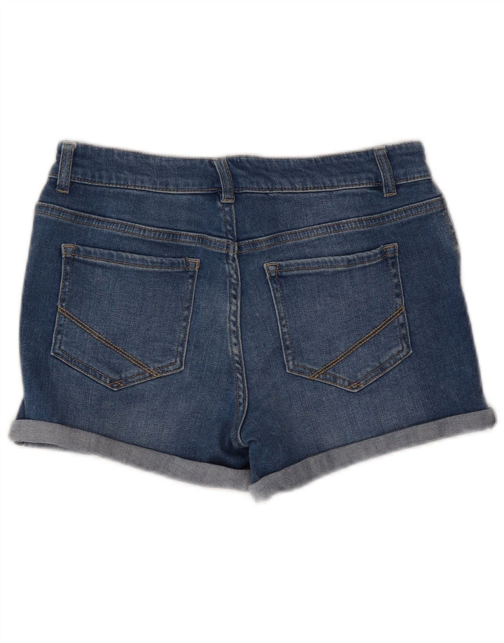 Pantaloni scurți din blugi pentru femei Oasis UK 12 Medium W30 Bumbac albastru