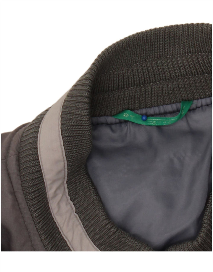 Bomber pentru bărbați Canda UK 40, mare, gri, poliester color bloc