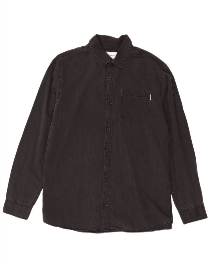 Cămașă Jack & Jones pentru bărbați, XL, bumbac gri