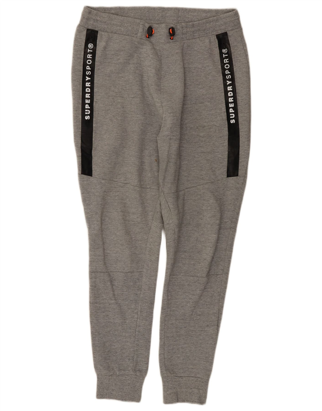 Pantaloni de trening grafic pentru bărbați Superdry Pantaloni de jogging Gri mediu Colorblock