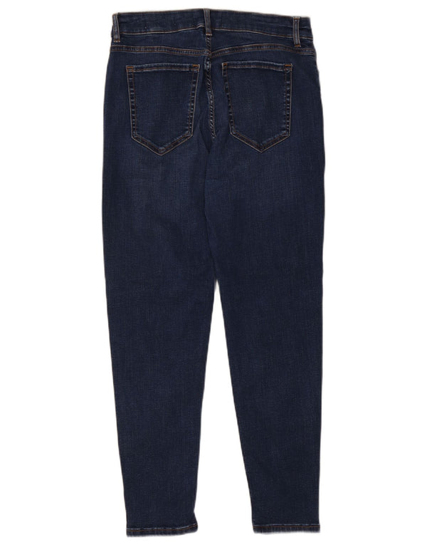 Blugi skinny pentru femei cu talie înaltă Marks & Spencer UK 14 Medium W30 L26 Albastru