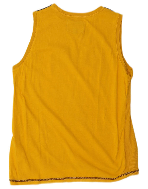 Champion Vestă Grafică Băieți Top 13-14 Ani XL Bumbac Galben