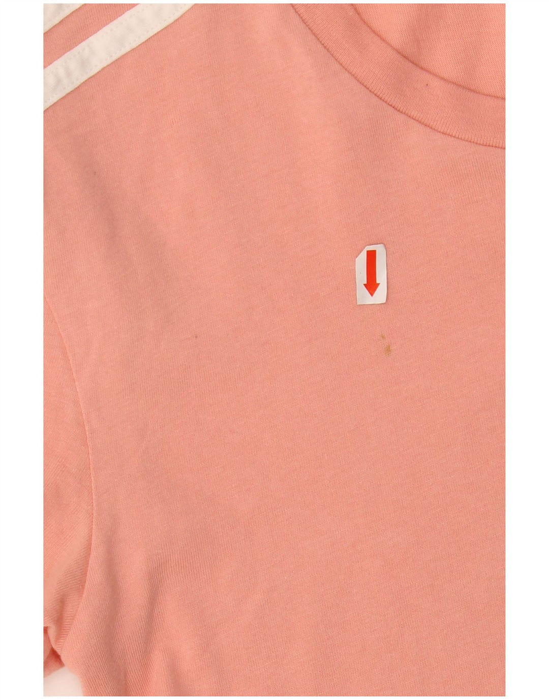 Top de tricou oversize ADIDAS pentru femei UK 6 XS bumbac roz