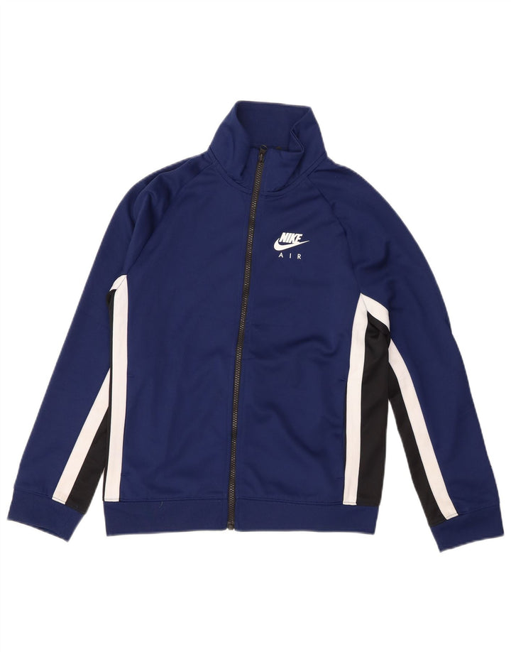 Jachetă de top pentru trening Nike pentru băieți 12-13 ani, mare, bleumarin, color block