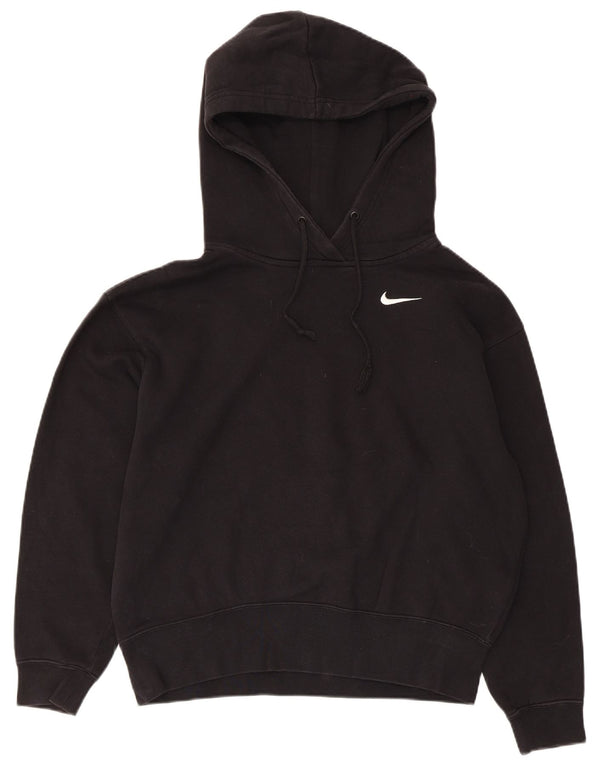 Pulover supradimensionat pentru femei Nike UK 6 XS bumbac negru