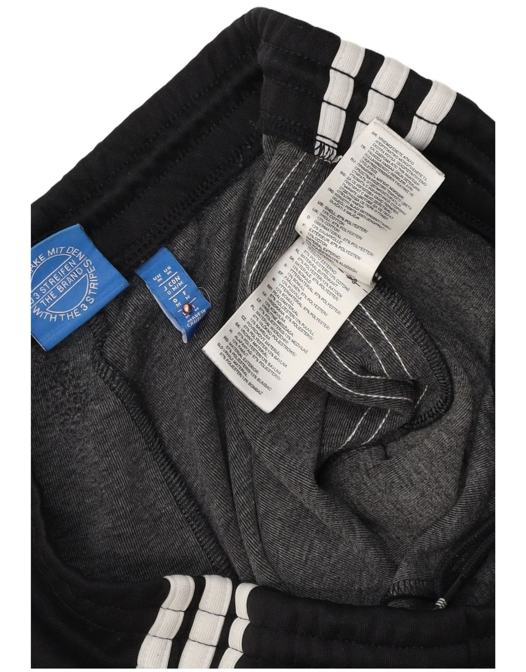 Pantaloni de trening pentru femei ADIDAS Joggeri UK 12 Poliester mediu negru