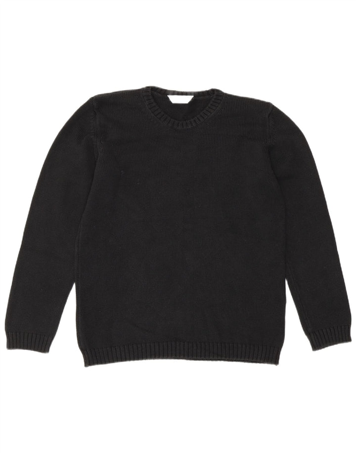 Marks & Spencer Pulover supradimensionat pentru femei cu gâtul turnat UK 10 Mic Negru
