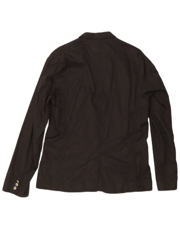 Jachetă pentru bărbați Guess cu 1 nasture, UK 42 XL, bumbac negru