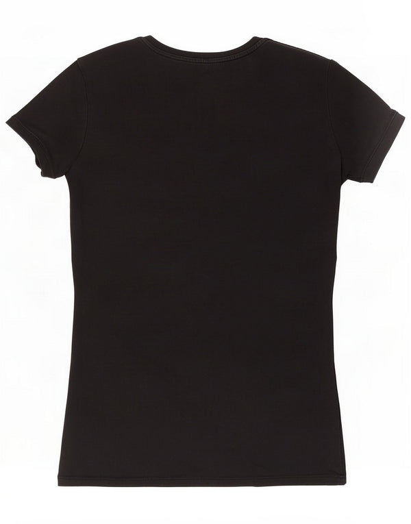 Guess Tricou grafic Top UK 6 XS Bumbac negru