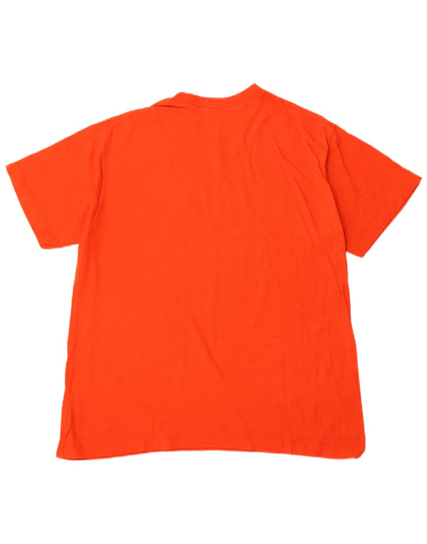 Tricou grafic BENETTON pentru femei Top UK 16 mare bumbac portocaliu