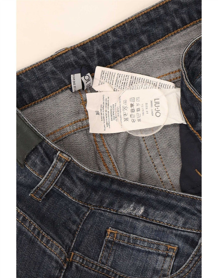 Blugi slim pentru femei Liu Jo L31 L28 albastru bumbac