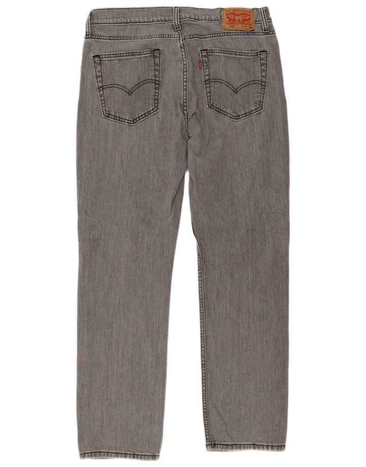 Blugi drepti pentru bărbați Levi's 514 W34 L32 bumbac gri