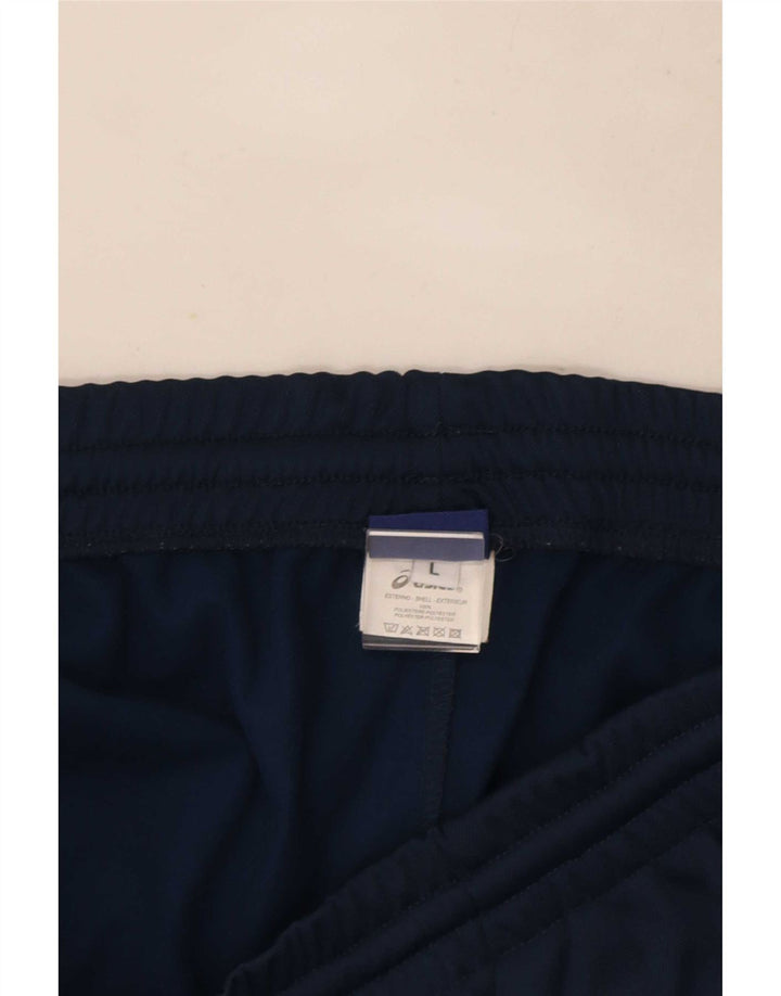 Pantaloni de trening Asics pentru bărbați, mari, bleumarin, poliester