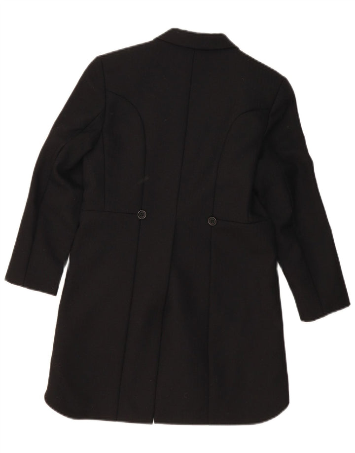 TORRE Boys Tailcoat Blazer Jacket 9-10 Years Black Wool
