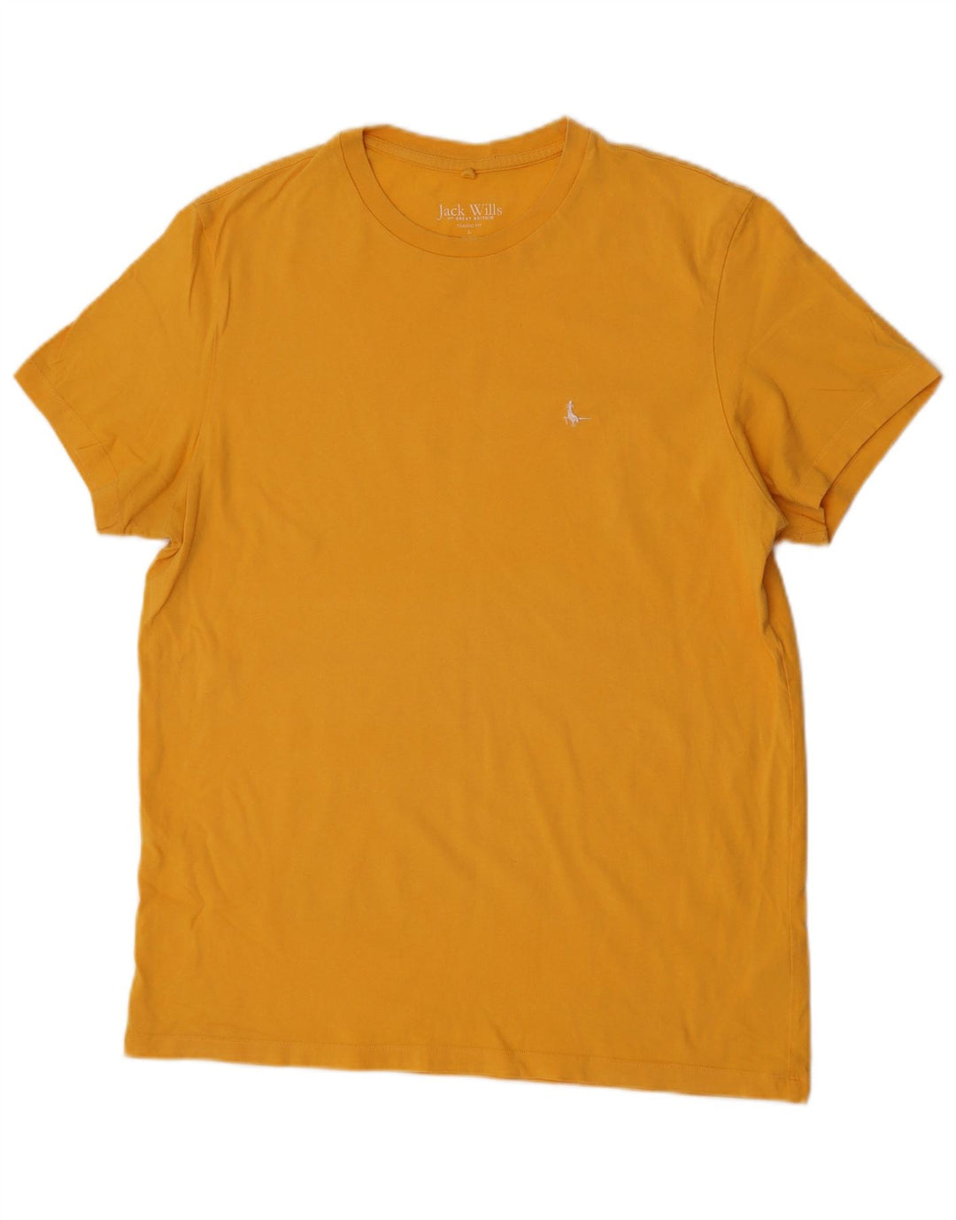 Tricou Jack Wills pentru bărbați Top mare din bumbac galben