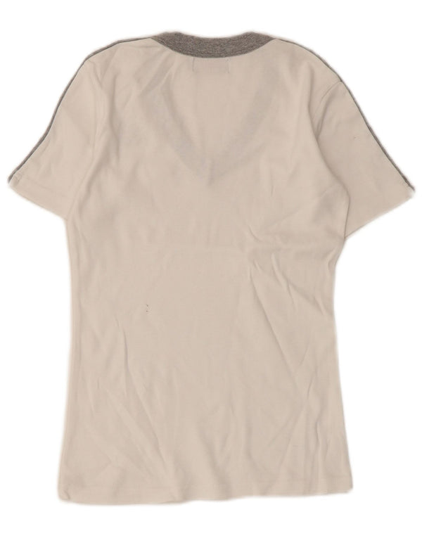 Top tricou Kappa pentru femei UK 8 Small White Colorblock