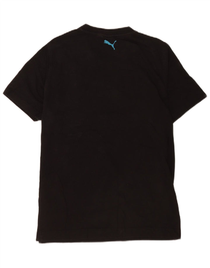 Tricou pentru bărbați Puma Top Medium Black Striped