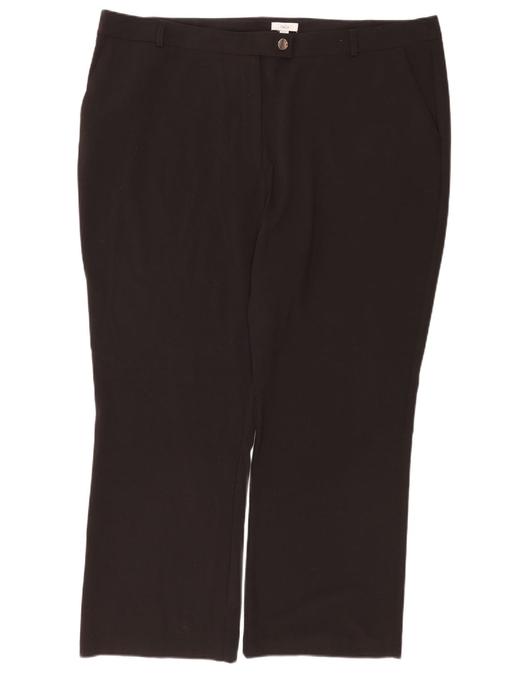 Max&Co. Pantaloni de costum Bootcut pentru femei UK 22 3XL L42 L29 Poliester negru