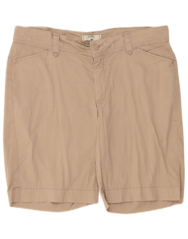 Pantaloni scurți casual Lee Riders pentru femei US 14 XL W36 bumbac bej