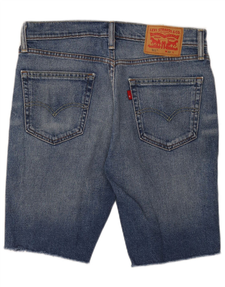 Pantaloni scurți Levi's 511 Denim W32 Medium Blue Bumbac