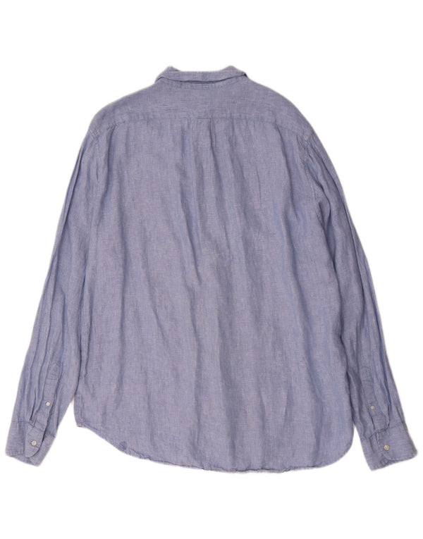 Cămașă pentru bărbați J. Crew Tall Classic Fit XL Blue Linen