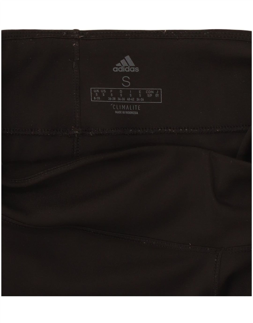 Leggings Climalite Adidas pentru femei UK 8/10 Poliester negru mic