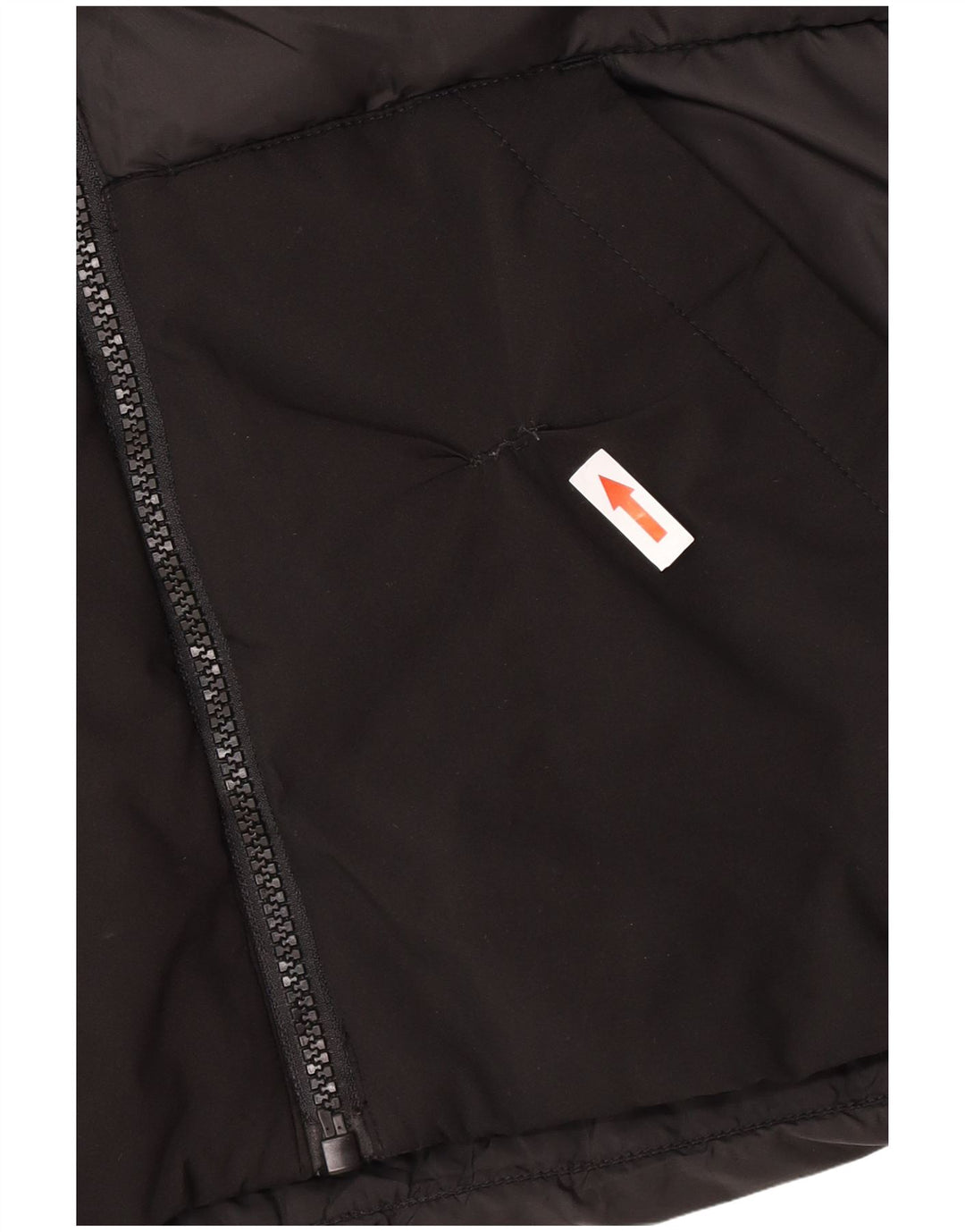 Gilet căptușit pentru bărbați Zara UK 36 Poliester negru mic