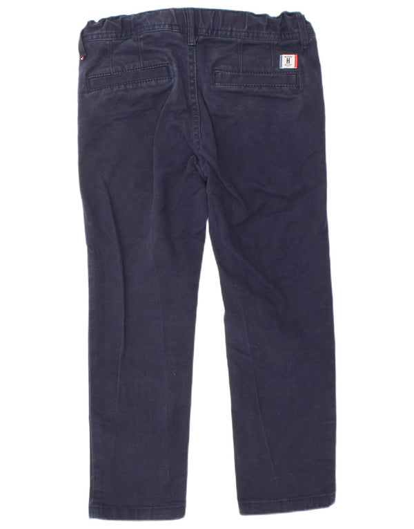 Pantaloni chino drepți Tommy Hilfiger pentru băieți 5-6 ani W22 L18 bleumarin
