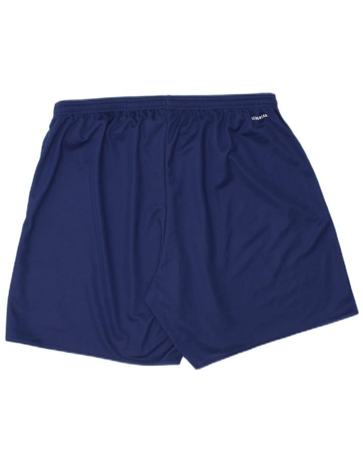 Pantaloni scurți Sport Aeroready Adidas pentru bărbați XL, poliester, albastru bleumarin
