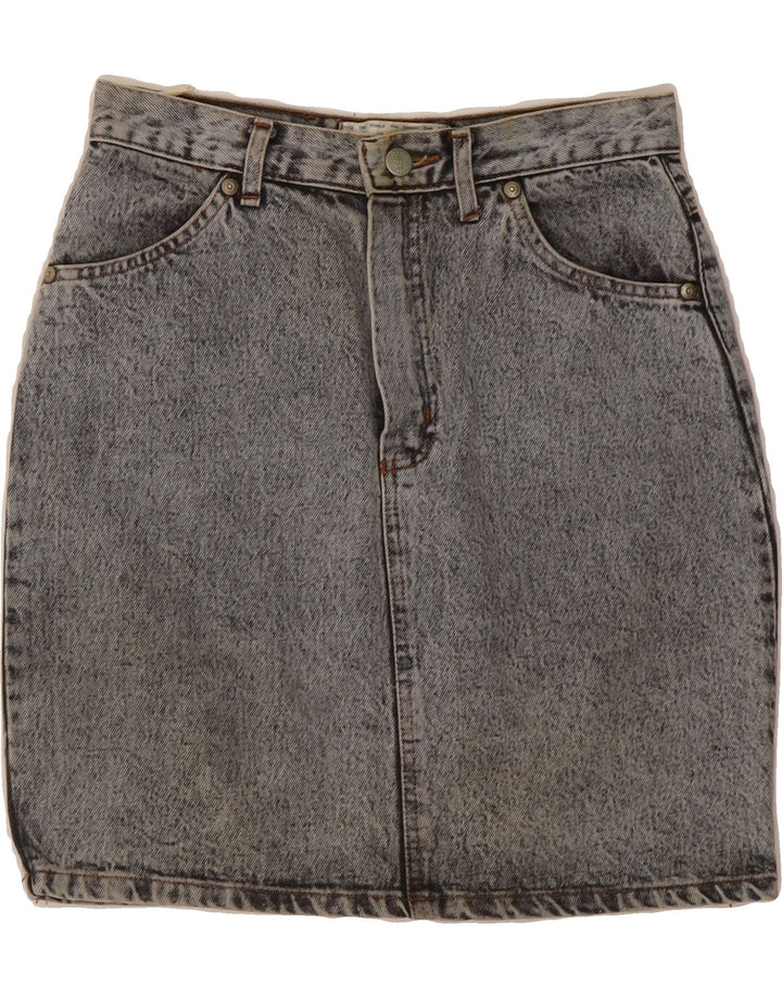 RIFLE Womens Denim Skirt W26 Small Grey Vintage Rifle and Second-Hand Rifle from Messina Hembry 