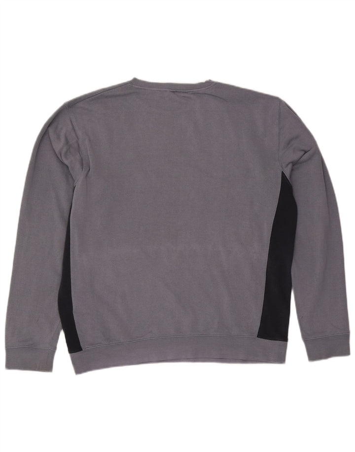 Pulover grafic pentru bărbați Reebok, albastru mediu, color block